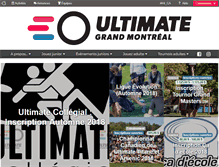 Tablet Screenshot of montrealultimate.ca